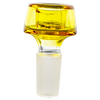 AFM The Ultimate Bowl in Gold - 14mm Borosilicate Glass Bong Bowl Front View
