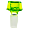 AFM The Ultimate Bowl in Lime - 14mm Borosilicate Glass Bong Bowl Front View