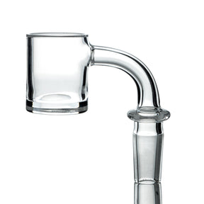 AFM Thick Bottom Quartz Banger Hanger, 5mm Thickness, Medium Size, Side View