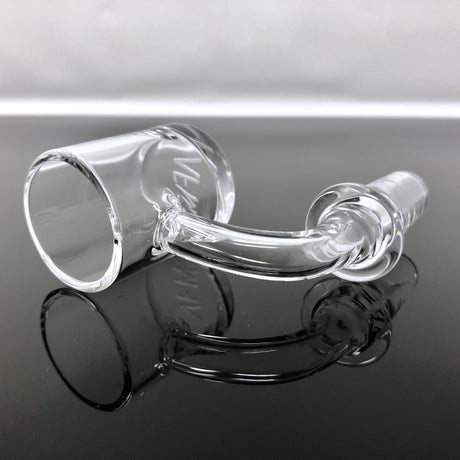 AFM Thick Bottom Quartz Banger Hanger, 2mm X 28mm, Medium Size, 5mm Thickness, Side View