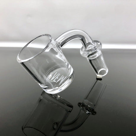 AFM Quartz Banger Hanger - Thick Bottom 2mm X 28mm, Medium Size, 5mm Thickness, Side View