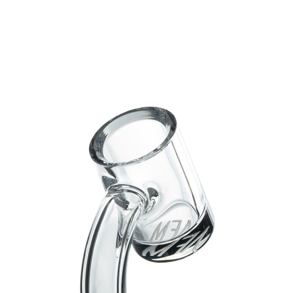 AFM Thick Bottom Quartz Banger - 3mm x 20mm Side View for Dab Rigs