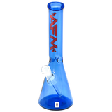 AFM Extraterrestrial Beaker 12" Full Color Bong with 14mm Female Joint, Front View on White Background