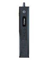AirVape Legacy Portable Vaporizer in Black, Front View on Seamless White Background