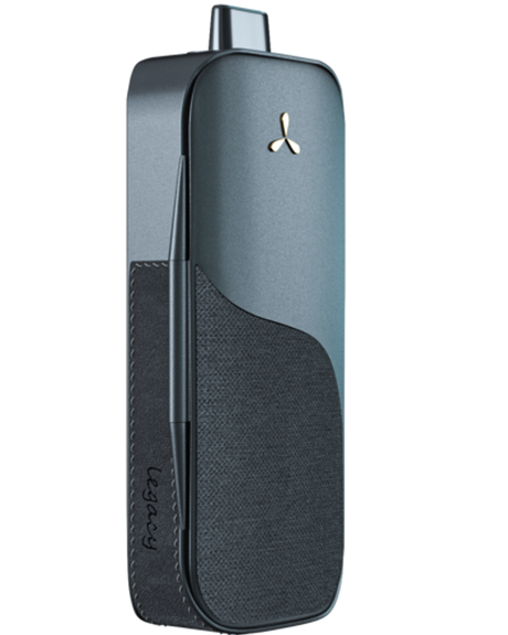 AirVape Legacy Portable Vaporizer in Black with Hemp and Ceramic Materials, Front View