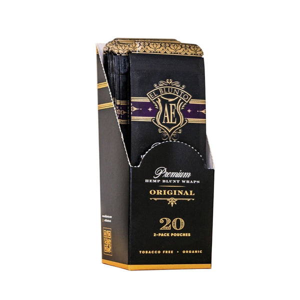 El Blunto Hemp Blunt Wraps 2-Pack Organic Tobacco-Free