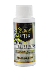 Stinger Detox Mouthwash 2 oz Vanilla Flavor, Alcohol-Free, Portable Design, Front View