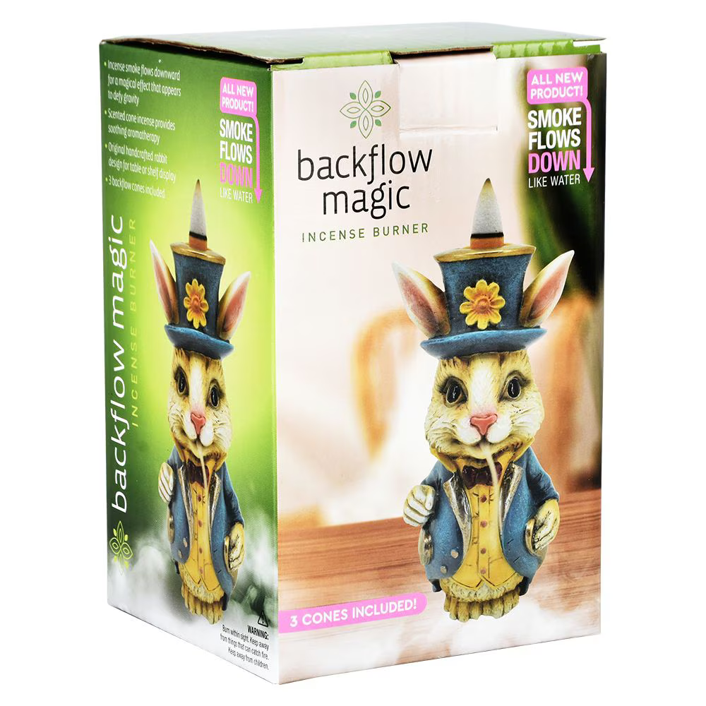 Alice In Wonderland Rabbit Backflow Incense Burner | 6.25"