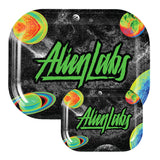Alien Labs Metal Rolling Tray with Space Design, Compact and Portable for Dry Herbs