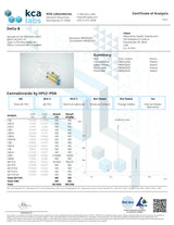 Alternative Health Delta 8 Vape Cartridge with lab analysis certificate