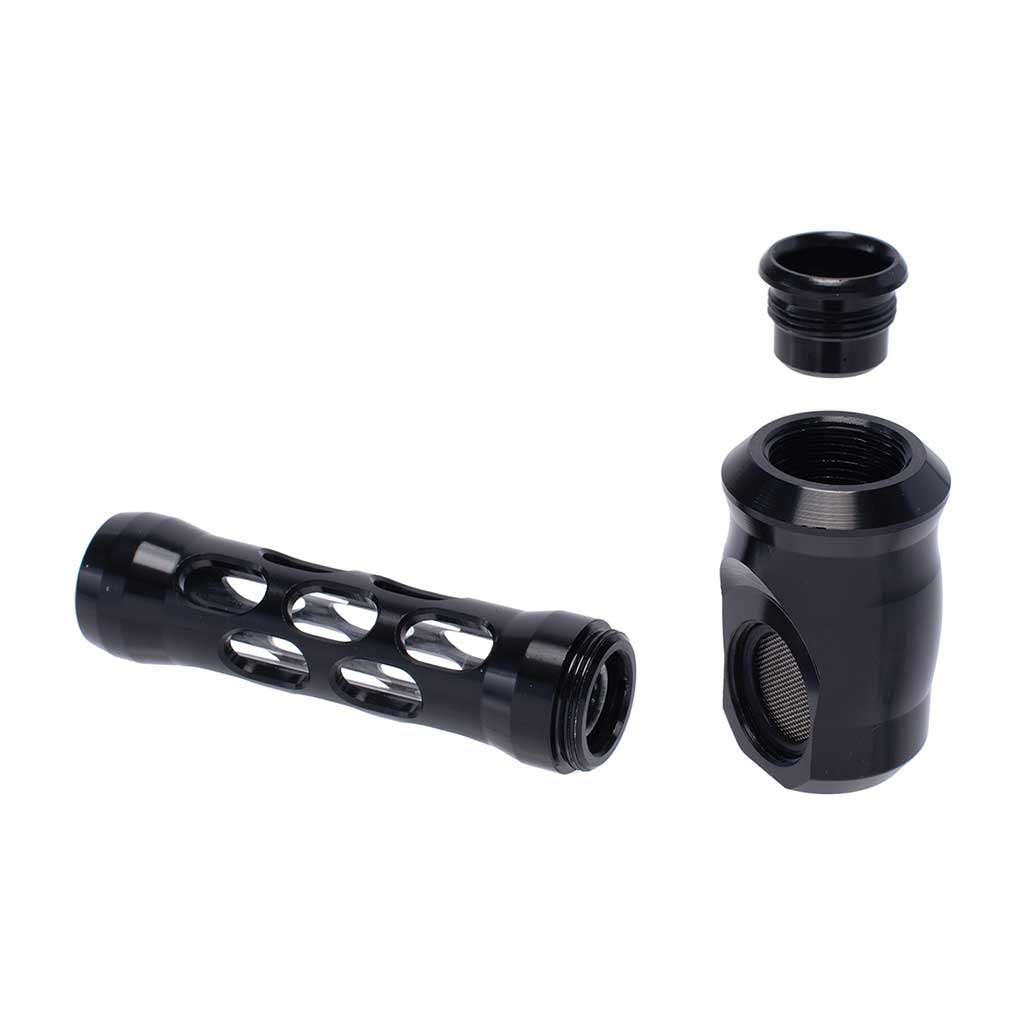 Aluminum Glass Hybrid Hand Pipe