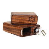 Anomaly Classic Wooden Dugout with One-Hitter Chillum - Front View on White