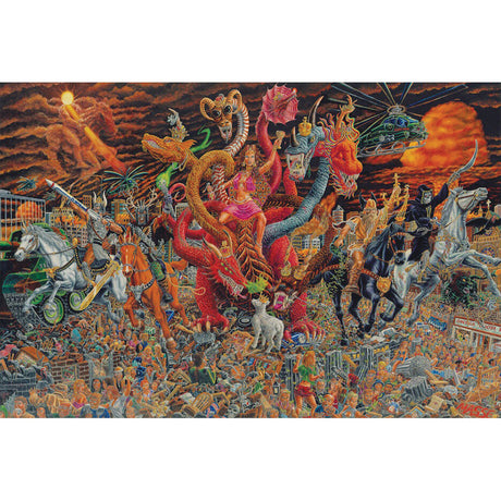 Apocalypse Poster - Vivid 32" x 22" Wall Art with Intricate Fantasy Imagery