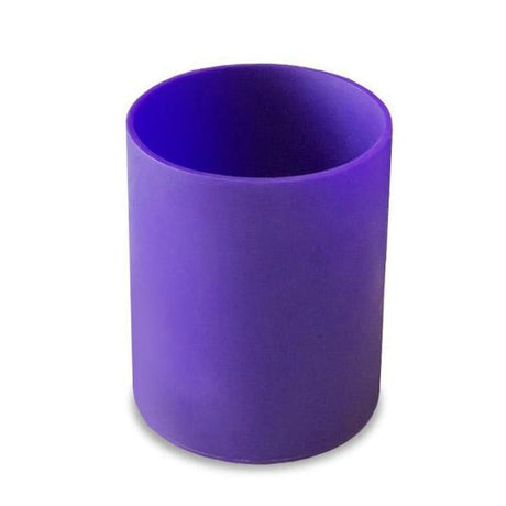 Ardent purple silicone concentrate and infusion sleeve for vaporizers, compact design, USA made