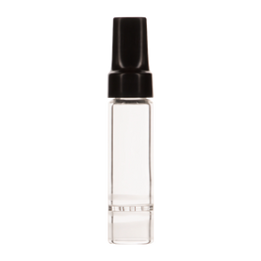 Arizer Air Aroma Tube with Mouthpiece, 70mm - Clear Borosilicate Glass, Front View