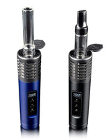 Arizer Air II Vaporizer in Black and Blue, Portable Design with Digital Display, Front View