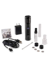 Arizer Air II Vaporizer in black, portable design with accessories, on white background