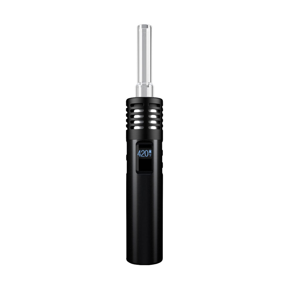 Arizer Air MAX Dry Herb Vaporizer in Black with Digital Display - Front View
