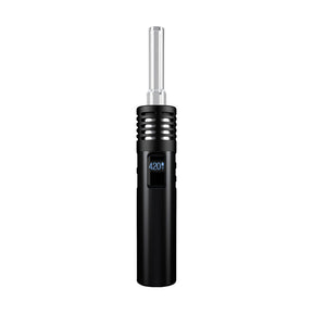 Arizer Air MAX Dry Herb Vaporizer in Black with Digital Display - Front View