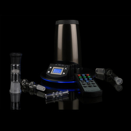 Arizer Extreme Q Dry Herb Desktop Vaporizer with Digital Display and Remote Control