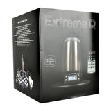 Arizer Extreme Q Dry Herb Vaporizer with Remote, Digital Display, on Box