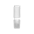 Arizer Glass Heater Cover for Vaporizers, Clear Portable Design, Front View on Seamless White