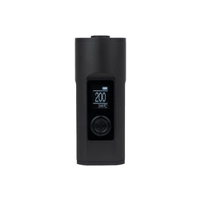 Arizer Solo II Portable Vaporizer in Black, Front View with Digital Display, 3400mAh Battery for Dry Herbs
