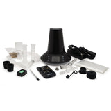 Arizer XQ2 Dry Herb Vaporizer full kit with accessories, digital display, ceramic heating, on white background