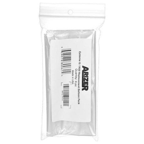 Arizer XQ2 / EXTREME Q 6-Pack Replacement Balloons in sealed packaging, clear and portable design