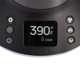 Arizer XQ2 Extreme Q v2 Vaporizer close-up, digital temperature display, black, plug-in type