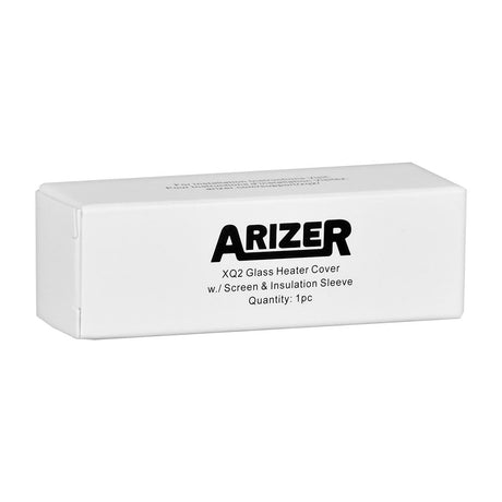 Arizer XQ2 Glass Heater Cover packaging, clear and compact for easy vaporizer maintenance