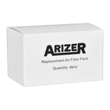 Arizer XQ2 Replacement Air Filter Pack - 4pk, compact size, easy for travel, front view