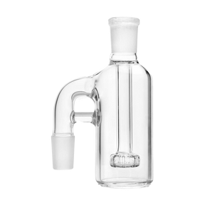 PILOT DIARY 18mm Ash Catcher 90 Degree, Clear Glass, Side View on Seamless White Background