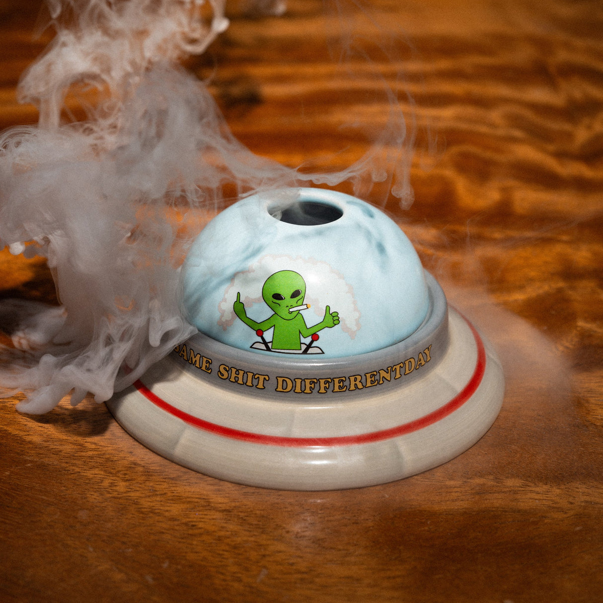 UFO Ceramic Ashtray (Multi)