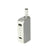 Atmos Micro Pal Kit in white, compact and portable vaporizer for concentrates with quartz material