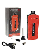 Atmos Vicod 5G 2nd Gen Kit in Orange, Portable Ceramic Vaporizer with Accessories