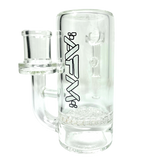 AFM 4" Honeycomb Perc Glass Ash-Catcher, 14mm Joint, Borosilicate, Front View