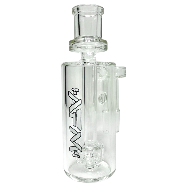 AFM 5" Showerhead Perc Glass Ash-Catcher Front View on White Background