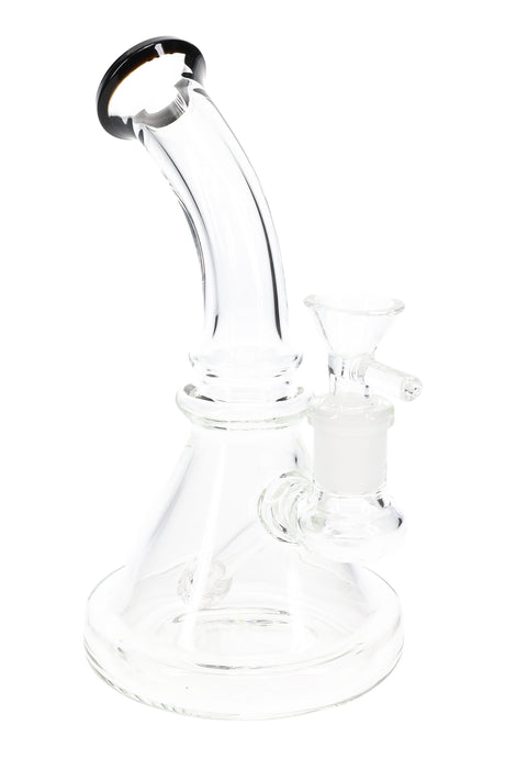 Clear Stemless Beaker Bong “Matrix Mini” – Matrix Stem – 7½″