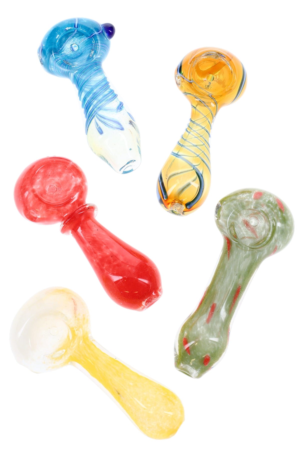 Colorful Glass Pipe - 3.5" - Assorted Colors