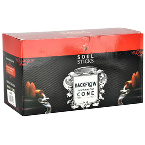 Fujima Backflow Incense Cones 12pc Box in Assorted Scents, Front View on White Background