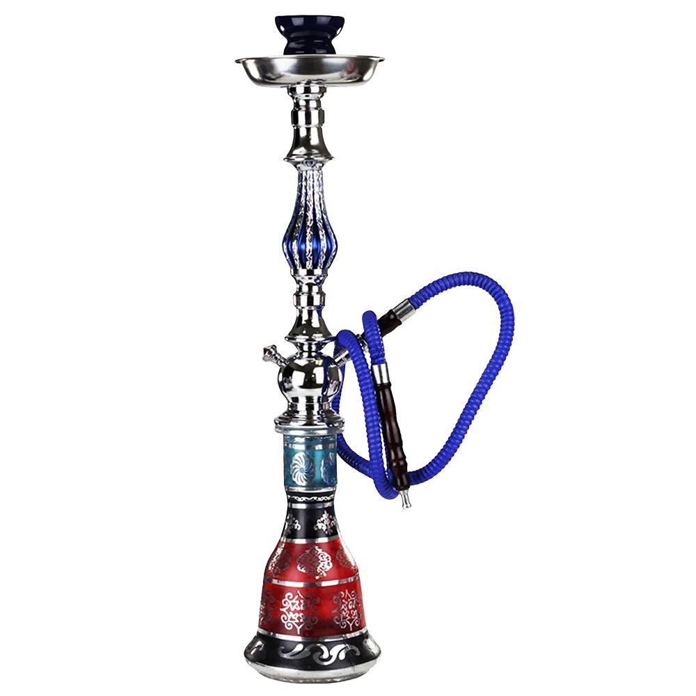 Badshah Platinum Asian Flair Hookah | 26" | 1-Hose