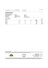 Baked Bags Coned Delta 8 Infused Treat lab results document front view