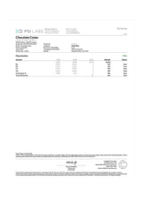 PSI Labs test results for Baked Bags Coned Delta 8 Infused Treats showing safety and potency