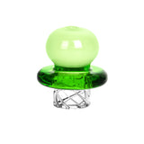 GRAV - Ball Matrix Carb Cap in Black for Dab Rigs, Front View on White Background