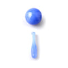 Blue Baseball Bat Terp Slurper Set from The Stash Shack, top view on white background