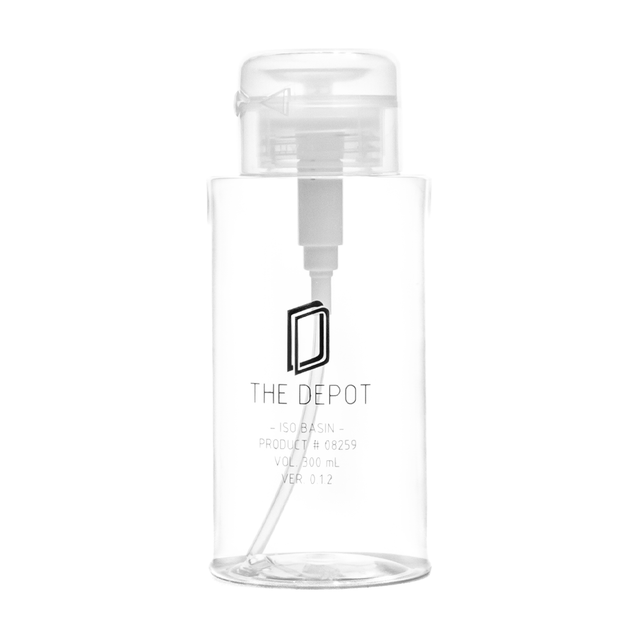 The Depot ISO Basin 5 Pack - Clear Plastic Bottle for Cleaning Pipes