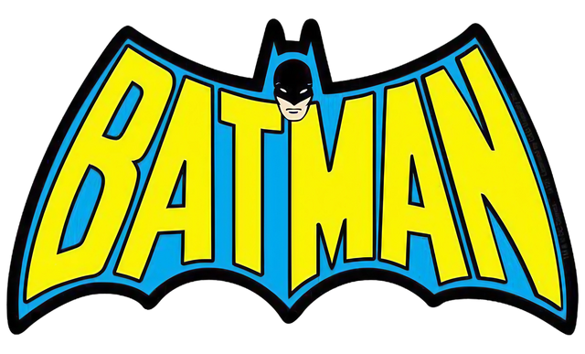 Batman Retro Logo Die-cut Sticker, Medium Size, Perfect for Pipes and Novelty Gift
