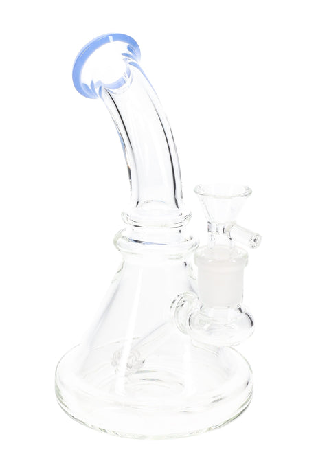 Clear Stemless Beaker Bong “Matrix Mini” – Matrix Stem – 7½″