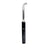 Beaded Glass Cooling Stem for XMAX V3 Pro in Black - Front View on Seamless White